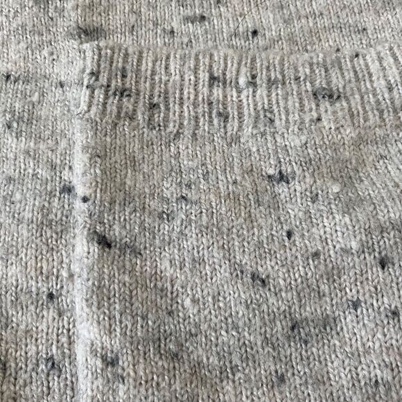 Madewell Donegal Kent coziest yarn Oversized Size L speckled gray long line - Picture 12 of 16